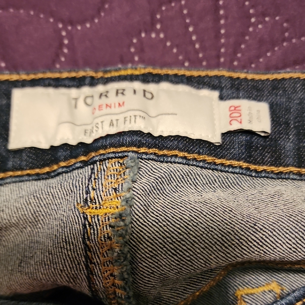 Torrid Dark Blue Denim Jeans